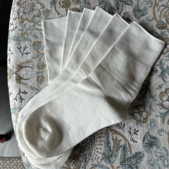 Classic White WOMENS Buster Brown Socks - Picture 2 of 3